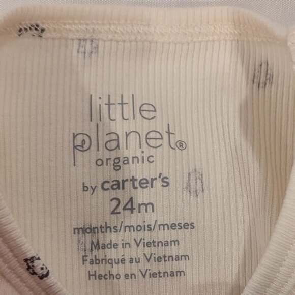 NWT Carter's Little Planet Baby 2-Piece Recycled Fleece Set (Shirt And Pants) - Picture 5 of 15